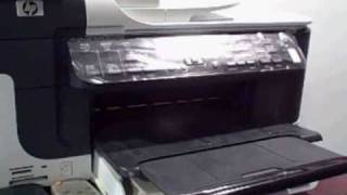 HP Officejet J6480 Print Test [upl. by Fishbein751]