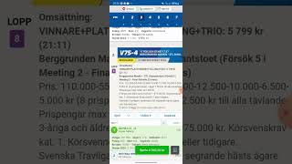 V75 Bergsåker 17224 Superjackpot 75 miljoner spikar o skrällförslag [upl. by Katusha244]