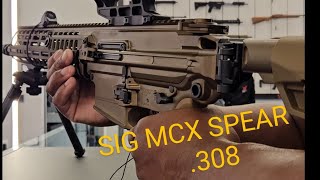 SIG MCX SPEAR 308 RIFLE REVIEW [upl. by Acirt]