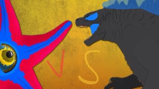 Godzilla vs starro sticknodes animation squad suicide vs godzilla kotm [upl. by Aidyn625]