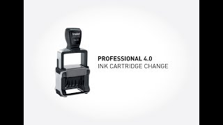 How to Change the Ink Cartridge for a Trodat Professional 40 [upl. by Quin]