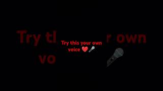 Try this your own voiceshortvideolove [upl. by Moneta]