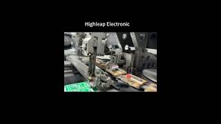 Real shot of details of power board vertical material turning into horizontal material slow motion [upl. by Alyag124]