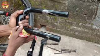 How to Repair and install MTB bicycle front shocks [upl. by Gunzburg271]