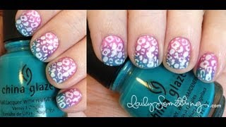 How To Gradient Nails  Stamping [upl. by Haroppizt]