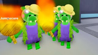 Roblox Piggy NEW CRISSY Triple Piggy Crissy 🐊 JUMPSCARE [upl. by Onairda]