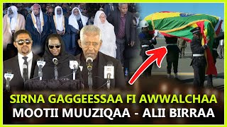 Sirna gaggeessaa fi Awwaalcha Artist Dr Alii Birraa  Bishooftu  Dirree Dhawaa  Mootii Muuziqaa [upl. by Sydel]