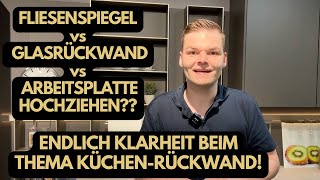 pflegeleicht amp optisch ansprechend Die perfekte Rückwand in deiner Küche  darauf musst du achten [upl. by Caraviello]