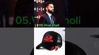 Top 6 Indian cricketer favourite cap Virat Kohliipl shubhamgill msdhoni klrahul cap ipl [upl. by Llenna]