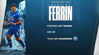 MASSIMO FERRIN 2024 CPL Highlight Tape  HFX Wanderers FC [upl. by Fira]