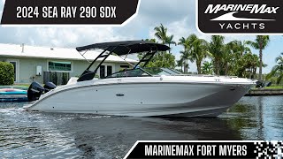 Introducing The AllNew 2024 Sea Ray 290 SDX Available At MarineMax Fort Myers [upl. by Huckaby716]