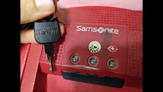 How to Open Samsonite Suitcase Lock when you Forgot Combination [upl. by Hnacogn]