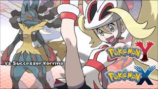 Pokémon XY  Successor Korrina Battle Music HQ [upl. by Wehhtam]