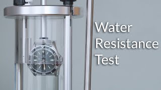 Water resistance watch test with pressure tester [upl. by Sosthina1]