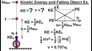 Physics 81 Work Energy and Power Examples 12 of 27 Kinetic Energy amp Falling Objects Ex [upl. by Bertilla]