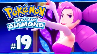 Pokemon Brilliant Diamond Part 19 FANTINA GYM BATTLE Gameplay Walkthrough [upl. by Orodisi]