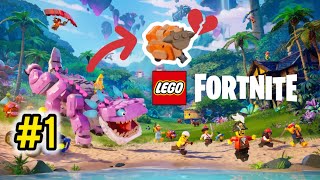 Début de notre Aventure Lego Fortnite  Avec Lanonyme20 — 1 [upl. by Ynnavoj610]