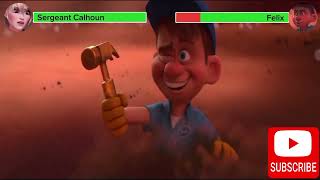 Wreck It Ralph Quick Sand Scene With Health Bars [upl. by Gruber]