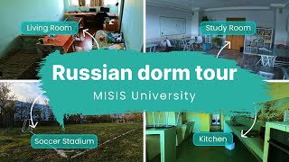 how do students actually live in Russia  uni dorm tour [upl. by Rahsab170]