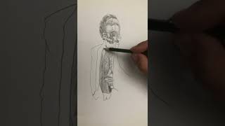 Peter Quill  Starlord  Baby Groot timelapse drawing [upl. by Nylirrej471]