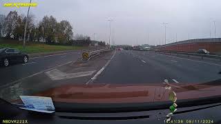 Idiot driver turning off from middle lane on the westlink [upl. by Relly]