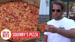 Barstool Pizza Review  Squinnys Pizza Plymouth MA presented by Mugsy Jeans [upl. by Killigrew243]