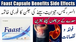 Faast Omeprazole 20 Mg Uses In Urdu  Faast 40 Mg Side Effects [upl. by Joo]