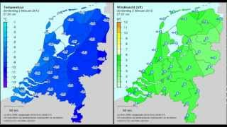 Horrorwinter 2012 bij het KNMI [upl. by Nadnal]