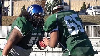 Shrine Bowl OL vs DL North Carolina [upl. by Ennirroc]