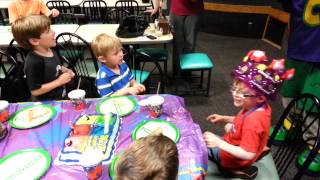 Alexs birthday party at Chuck E Cheese [upl. by Jann]