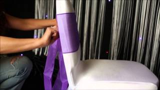 Tutorial on making a beautiful organza sash Bow [upl. by Nobell]