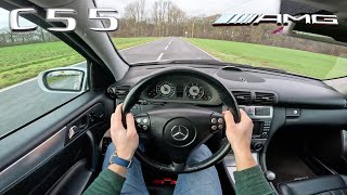 2004 Mercedes C Class W203 C55 AMG Performance Package POV Test Drive [upl. by Ynattir]