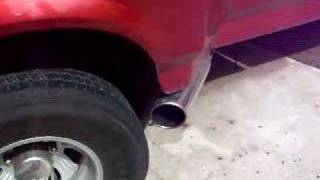 F350 dually side exhaust [upl. by Tioneb]