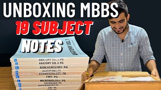 Unboxing MBBS 19 Subject Notes   Prepladder 40 Notes  Live Teaching from Notes [upl. by Adihsar]