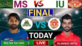 Islamabad United vs Multan Sultan Final Match Time TableMs vs IU Match 2024 [upl. by Uno103]