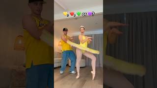 WE NEED TO KNOW 😅  APT DANCE by ROSÉ amp Bruno Mars dance trend viral couple funny shorts [upl. by Oinigih440]