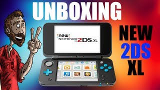 NINTENDO NEW 2DS XL UNBOXING  DEBALLAGE PRESENTATION amp PREMIER BOOT [upl. by Irv926]