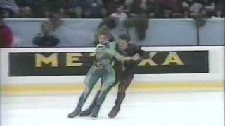 Klimova amp Ponomarenko URS  1991 European Figure Skating Championships Free Dance [upl. by Vanni]