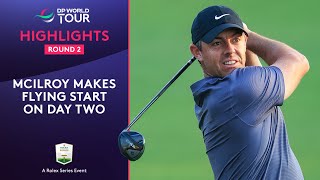 Rory McIlroy  Round 2 Highlights  2024 DP World Tour Championship [upl. by Adnarb]