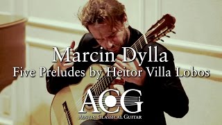 Marcin Dylla  Five Preludes by Heitor Villa Lobos ACG Benefit Concert [upl. by Tatiania328]