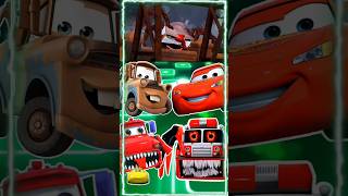 Cars 3 Mater vs Lighting McQueen vs Cars Mater Exe vs Fire Truck Eatershorts tileshop coffindance [upl. by Puto267]