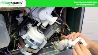 How to Replace a Dishwasher Motor Hotpoint or Indesit [upl. by Narruc]