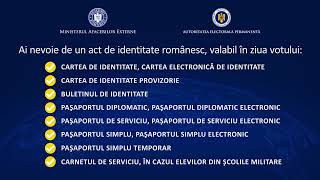 Alegeri europarlamentare 2024 – Documente necesare pentru a vota în străinătate [upl. by Aseeral]