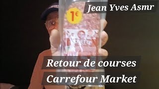 Retour de courses de chez Carrefour Market [upl. by Hsihsa]