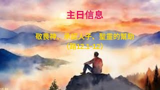 南港恩慈堂主日線上直播 敬畏神、承認人子、聖靈的幫助 20240728 [upl. by Tibbetts]