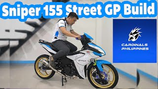 Yamaha Sniper 155 Street GP Build  Cardinals Racing [upl. by Animar671]