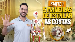 COMO ESTALAR AS COSTAS SOZINHO  5 MANEIRAS DE ESTRALAR  PARTE 1  Fisioprev [upl. by Dolphin]