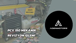 PCX 150 KOMPLE MOTOR REVİZYON İŞLEMİ ⚙️ [upl. by Esdras]