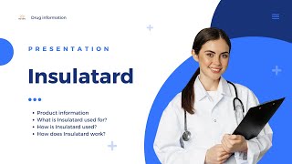 Insulatard  Product information uses dosage mechanism  insulin [upl. by Ynamreg]