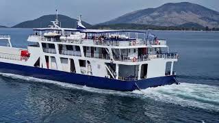 Ferry from Corfu to Igoumenitsa Greece [upl. by Gessner]